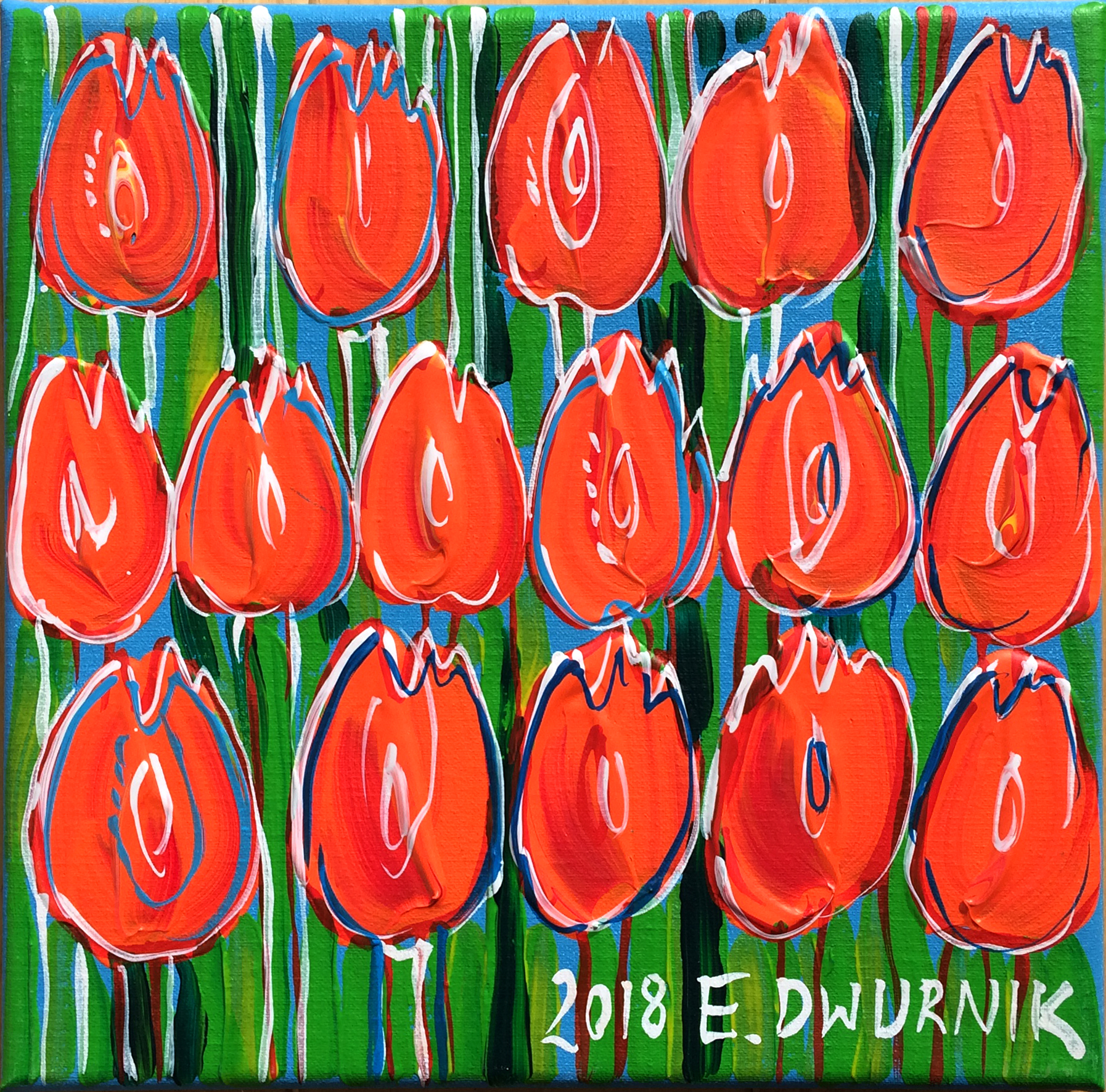 Czerwone tulipany