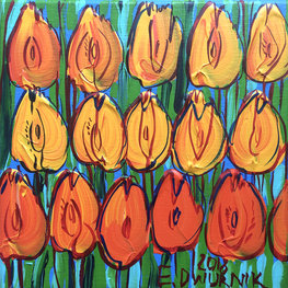 Pomarańczowe tulipany III