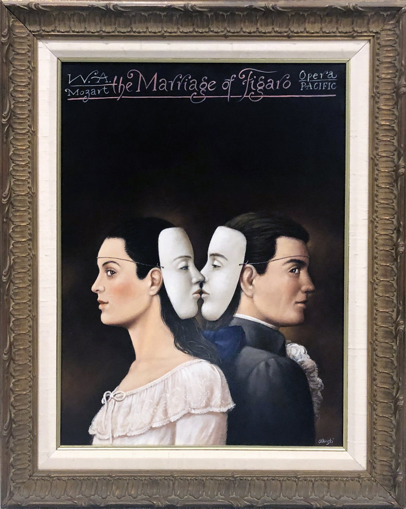Marriage of Figaro / akryl i olej na płótnie