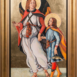 Archanioł Rafał z Tobiaszem wg Filippino Lippi
