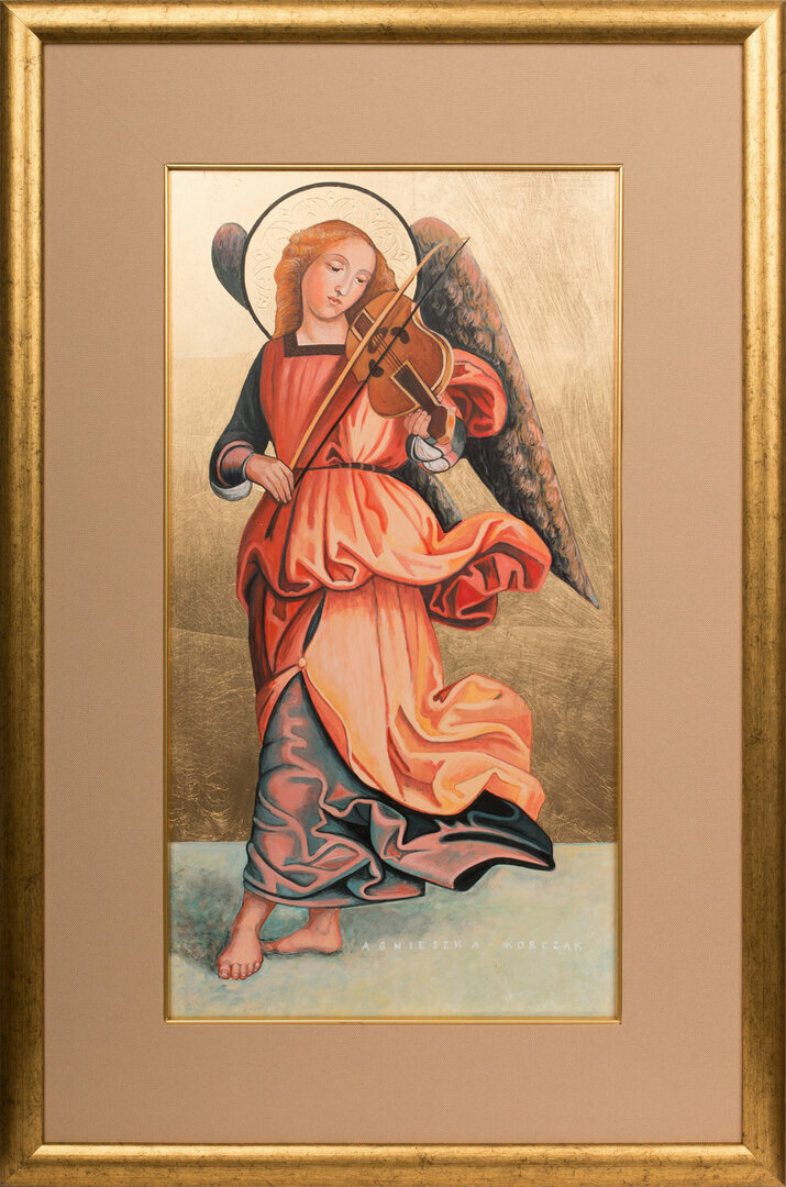 Anioł ze skrzypcami w/g Franza Ittenbacha