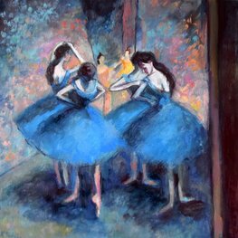 Błękitne tancerki Degasa